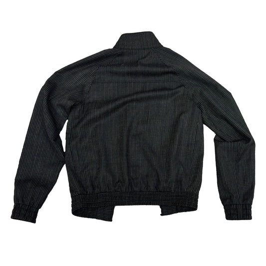 PINSTRIPE HARRINGTON JACKET
